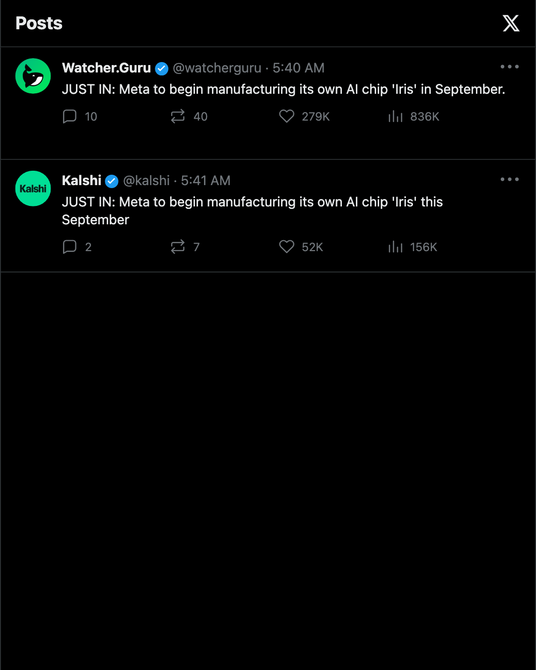 Receipt card